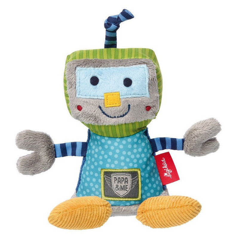 Мягкая детская игрушка Робот sigikid 41675SK 16 см, с безопасных материалов