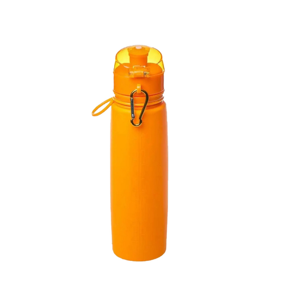 Бутылка силиконовая Tramp TRC-094-orange 700 мл, оранжевая