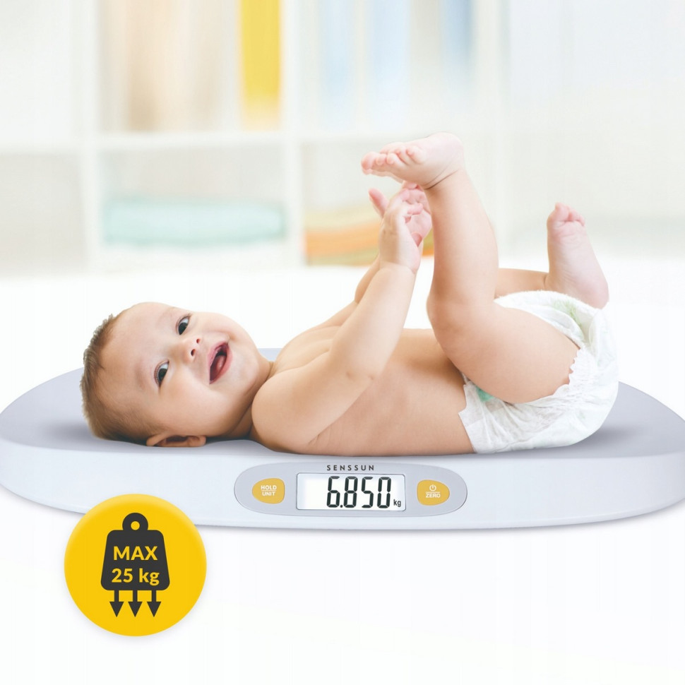 Ваги для новонароджених Smart Baby Scale 4FIZJO P-5905973404075 до 25 кг, White
