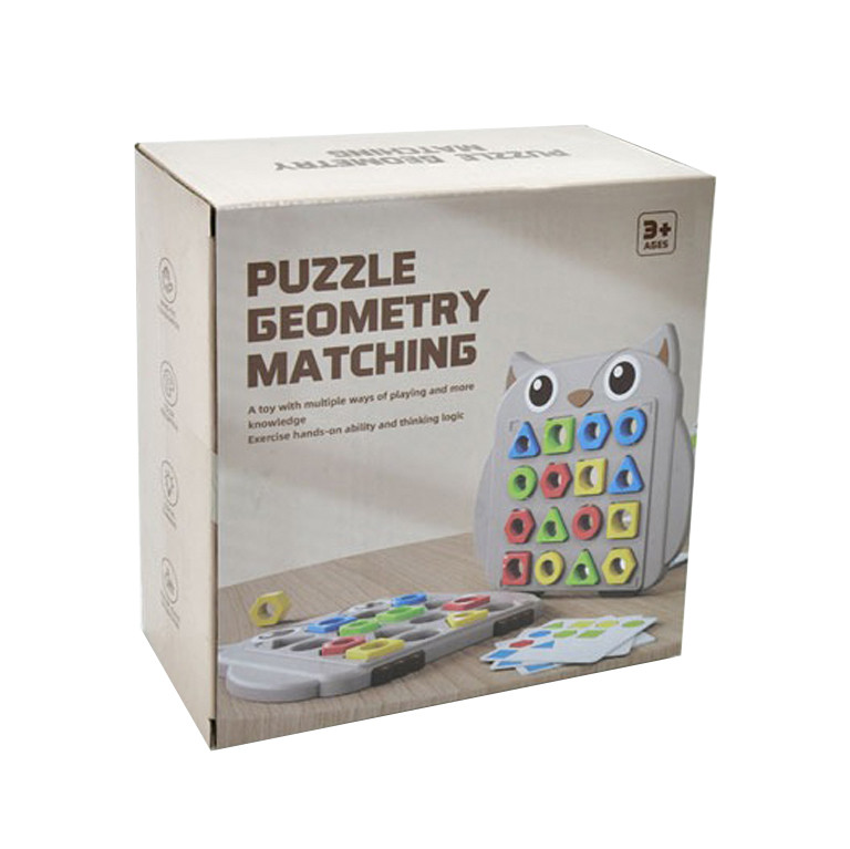 Дитяча гра сортер Puzzle Geometry Matching Bambi ME-104, 2 ігрових поля, геометричні фігури
