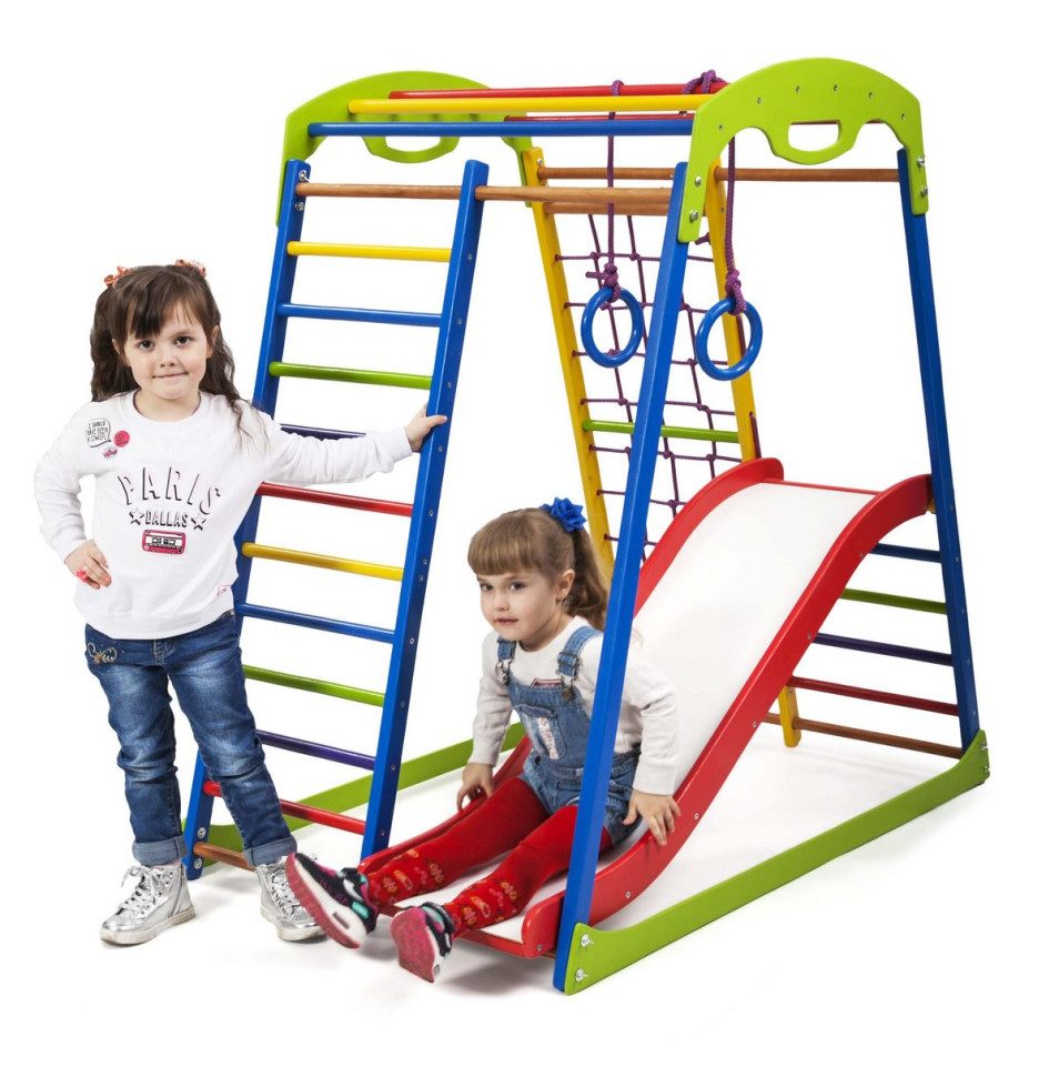 Дитячий спортивний комплекс SportBaby SportWood Plus 1 для дому