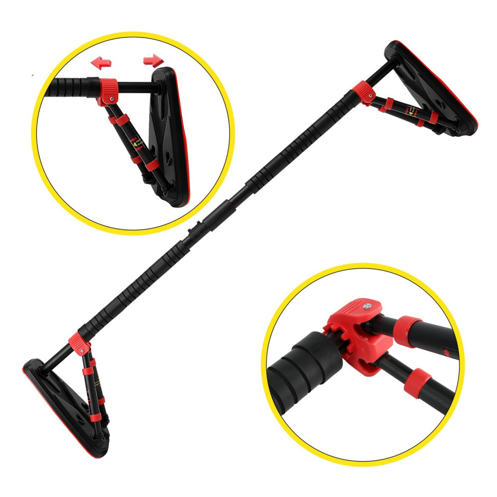 Турник раздвижной Elite+ Cornix XR-0296 Black/Red, размер 130 х 170 см