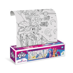 Раскраска детская My Little Pony "Стильные подружки" DoDo Toys 200187, 70х16 см
