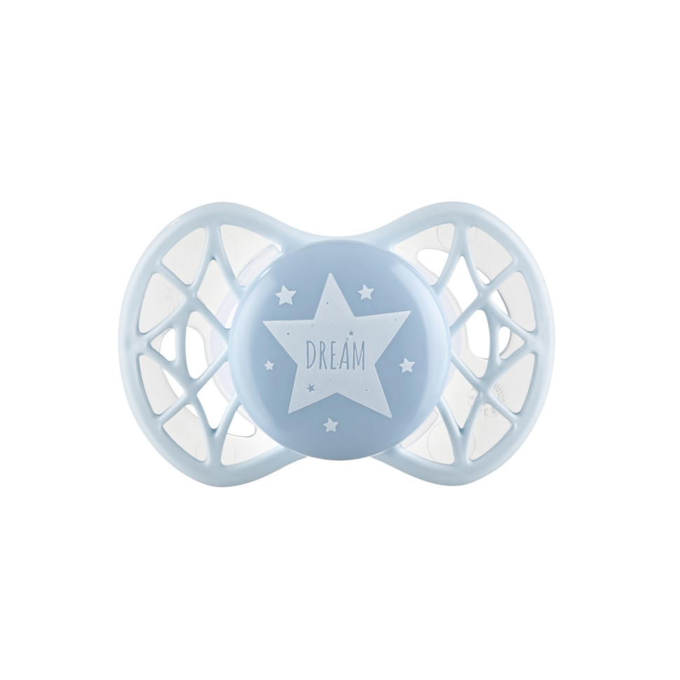 Пустышка Nuvita 7064 Air55 Cool ортодонтическая 0m+