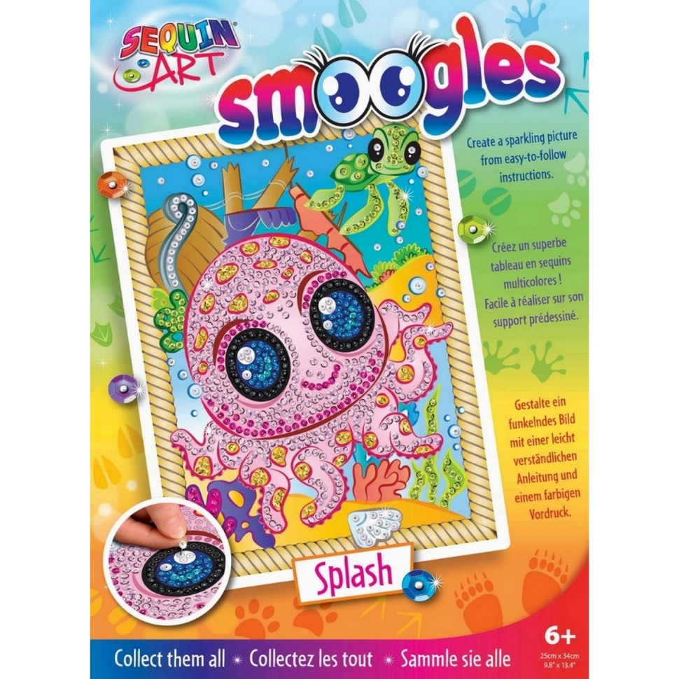 Набір для творчості Sequin Art SMOOGLES Восьминіг SA1813