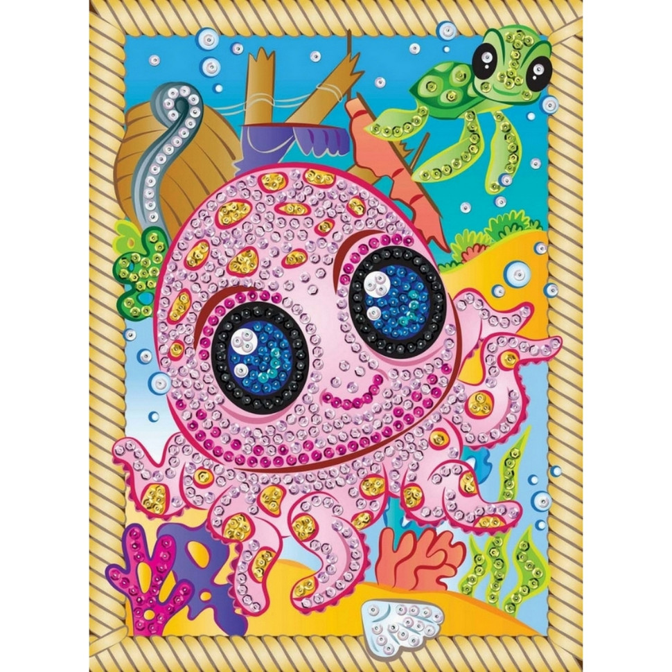 Набір для творчості Sequin Art SMOOGLES Восьминіг SA1813