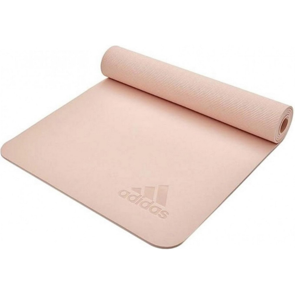 Килимок для йоги Premium Yoga Mat Adidas ADYG-10300PT, бежевий 176 х 61 х 0,5 см
