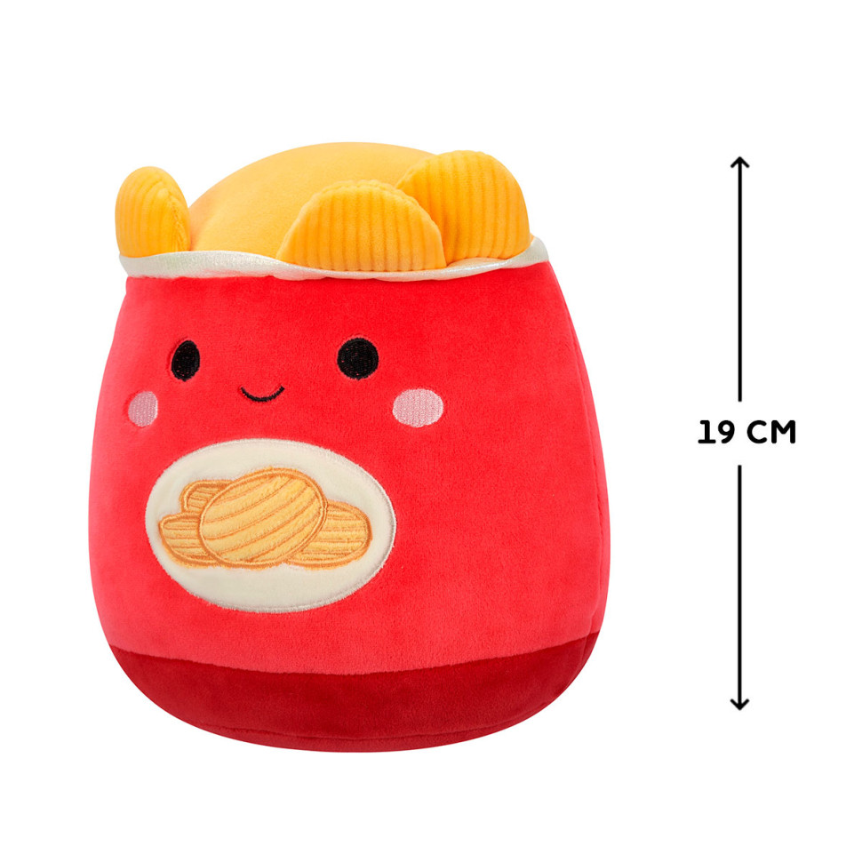 Мягкая игрушка Картофельные чипсы Энсел Squishmallows SQCR06616, 19 см