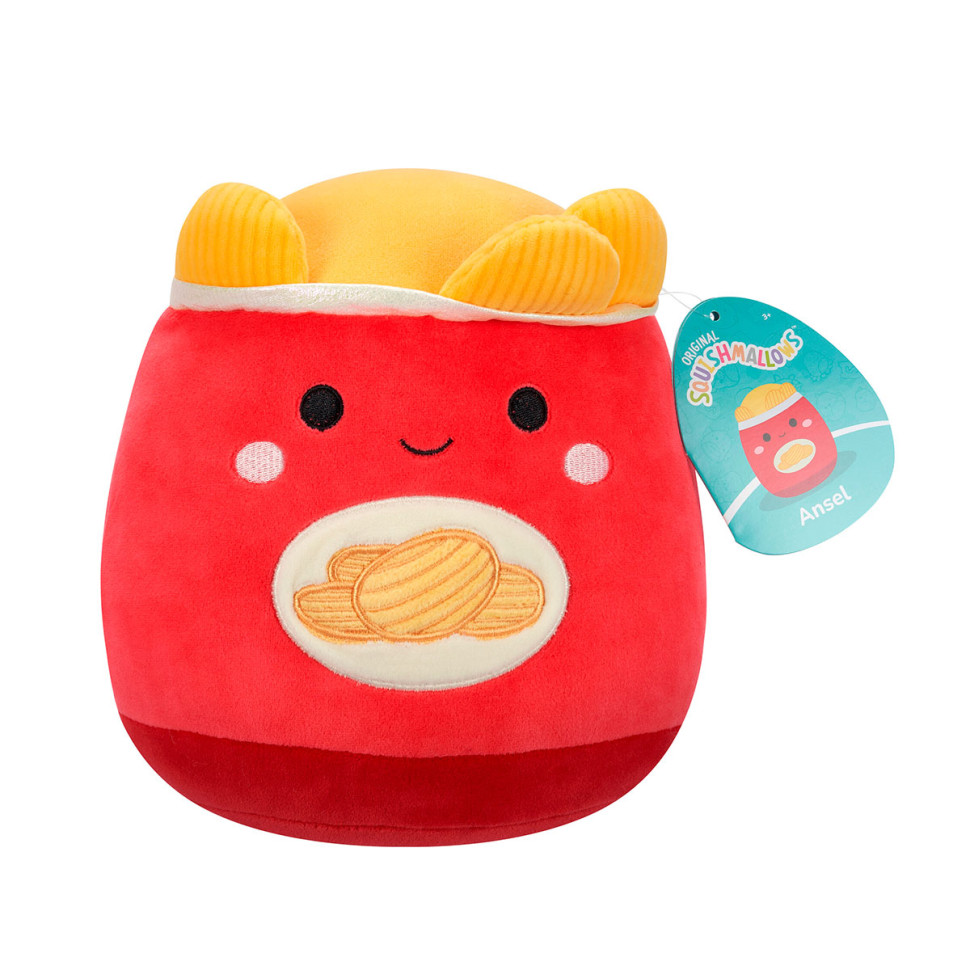 Мягкая игрушка Картофельные чипсы Энсел Squishmallows SQCR06616, 19 см