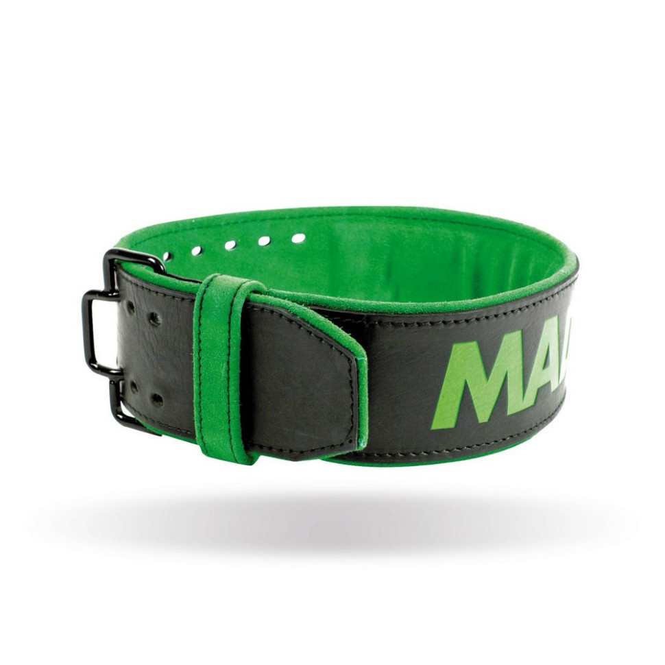 Пояс для тяжелой атлетики MFB-302 Quick Release Belt MadMax MFB-302_XL, Black/Green, XL