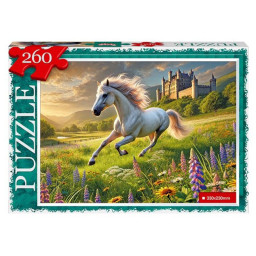 Пазл классический "Лошадь" Danko Toys С260-14-03, 260 элементов