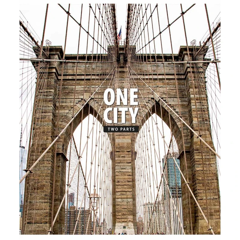 Тетрадь общая «One city, 2 parts» Школярик 080-3137L-4 в линию, 80 листов