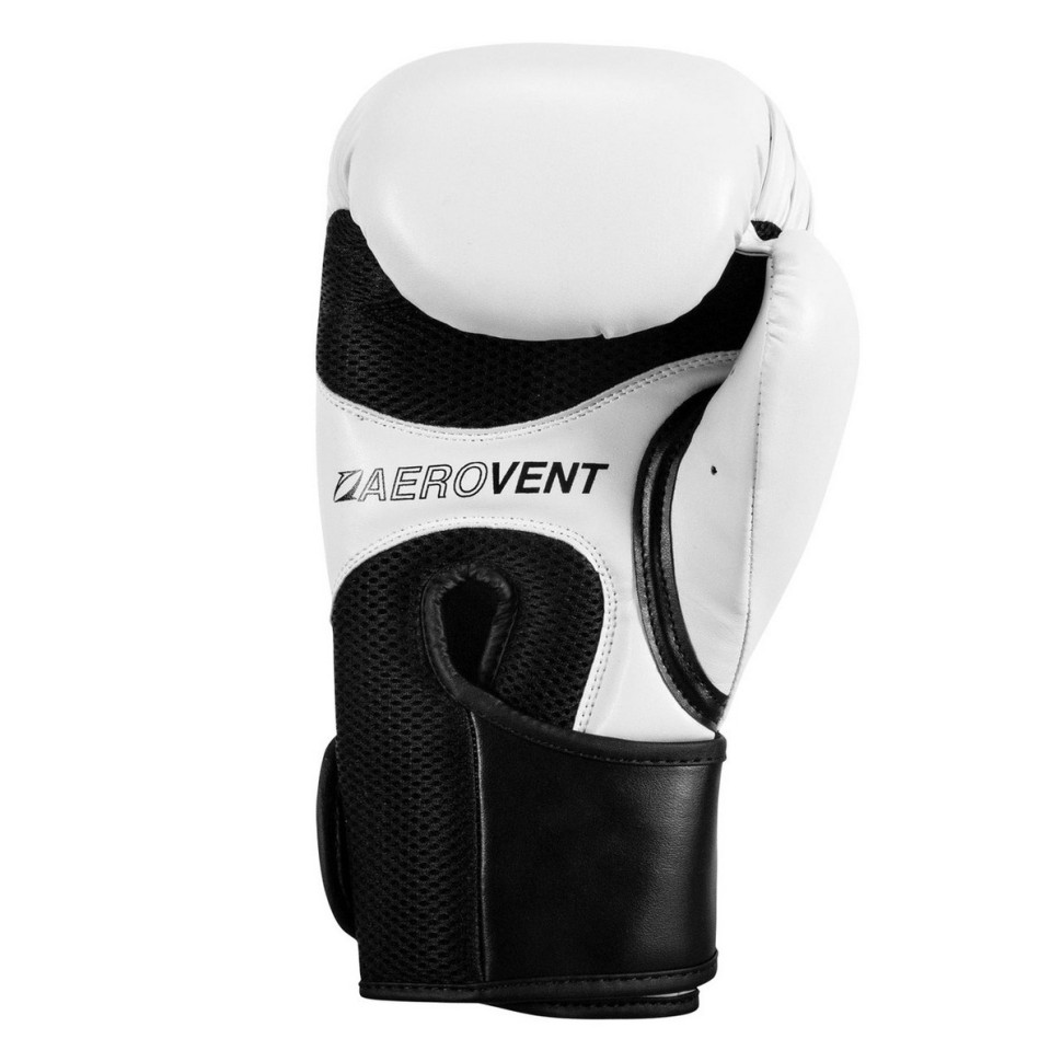 Боксерские перчатки Boxing Vegan Gloves TITLE VGFBG 14 oz WH/BK 14 унций (капа в комплекте)