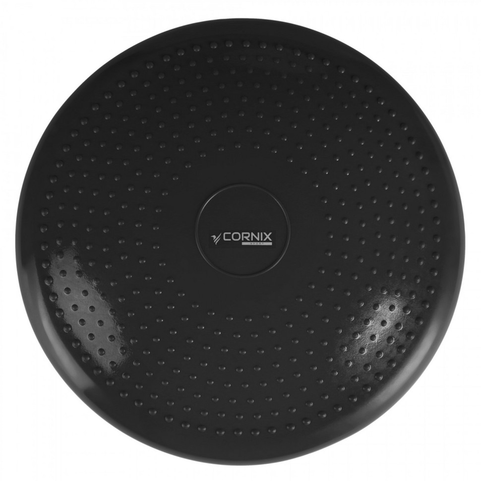 Балансировочная подушка-диск Cornix XR-0052, 33 см (сенсомоторная) массажная, Black