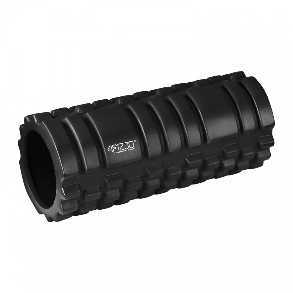 Массажный ролик 4FIZJO 4FJ0025, 33 x 14 см, Black