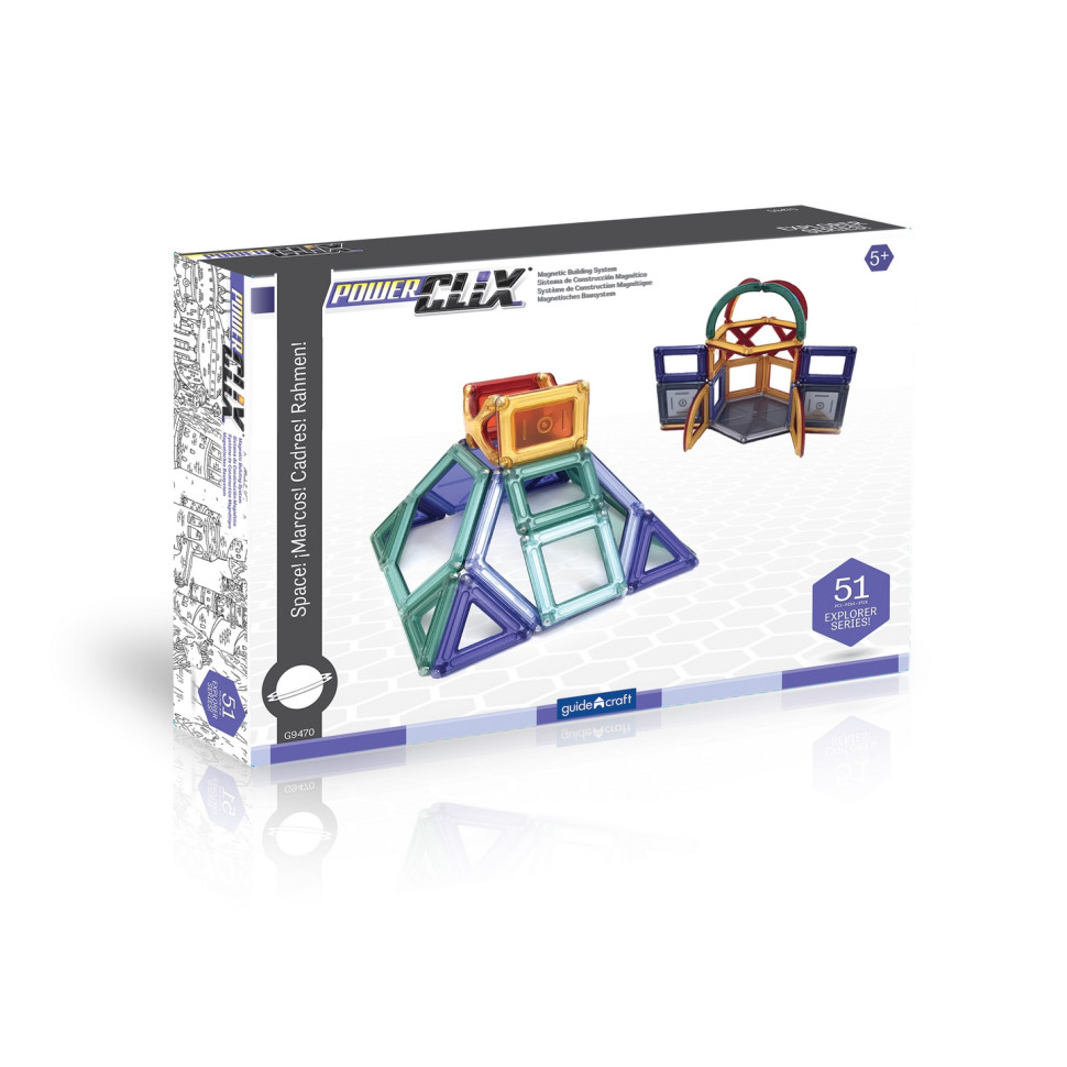 Магнітний конструктор PowerClix Explorer Series 