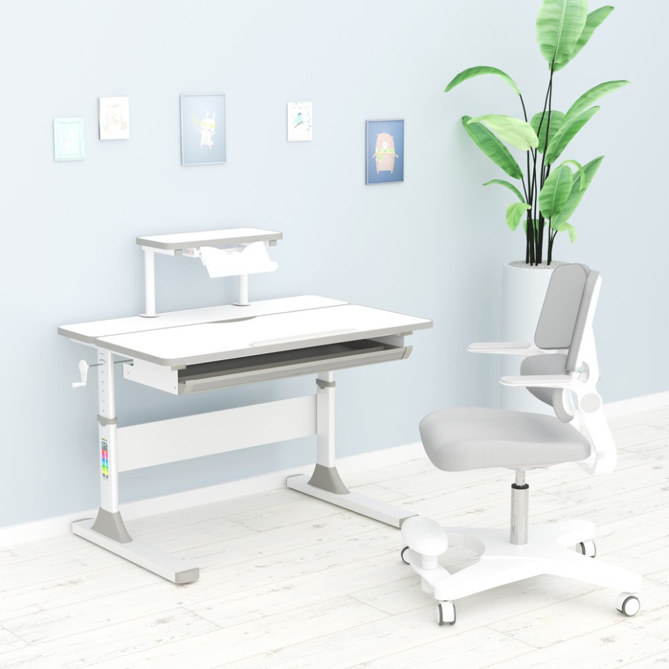 Детская парта Edmonton Multicolor Mealux BD-610 W/MC + PN + S50 WG