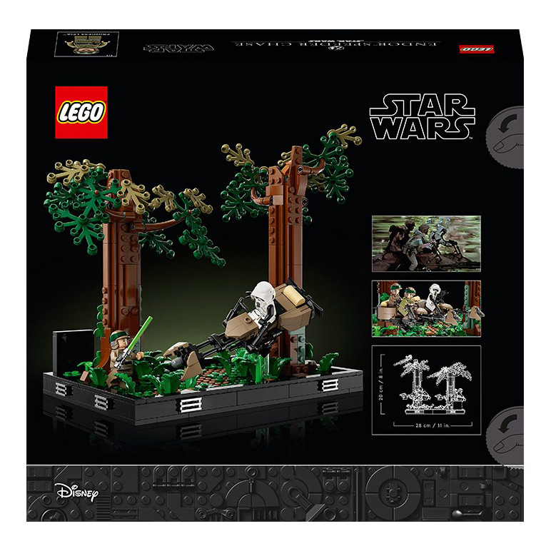 Конструктор LEGO Star Wars™ Діорама: Погоня на спідері на Ендорі 75353, 608 деталей