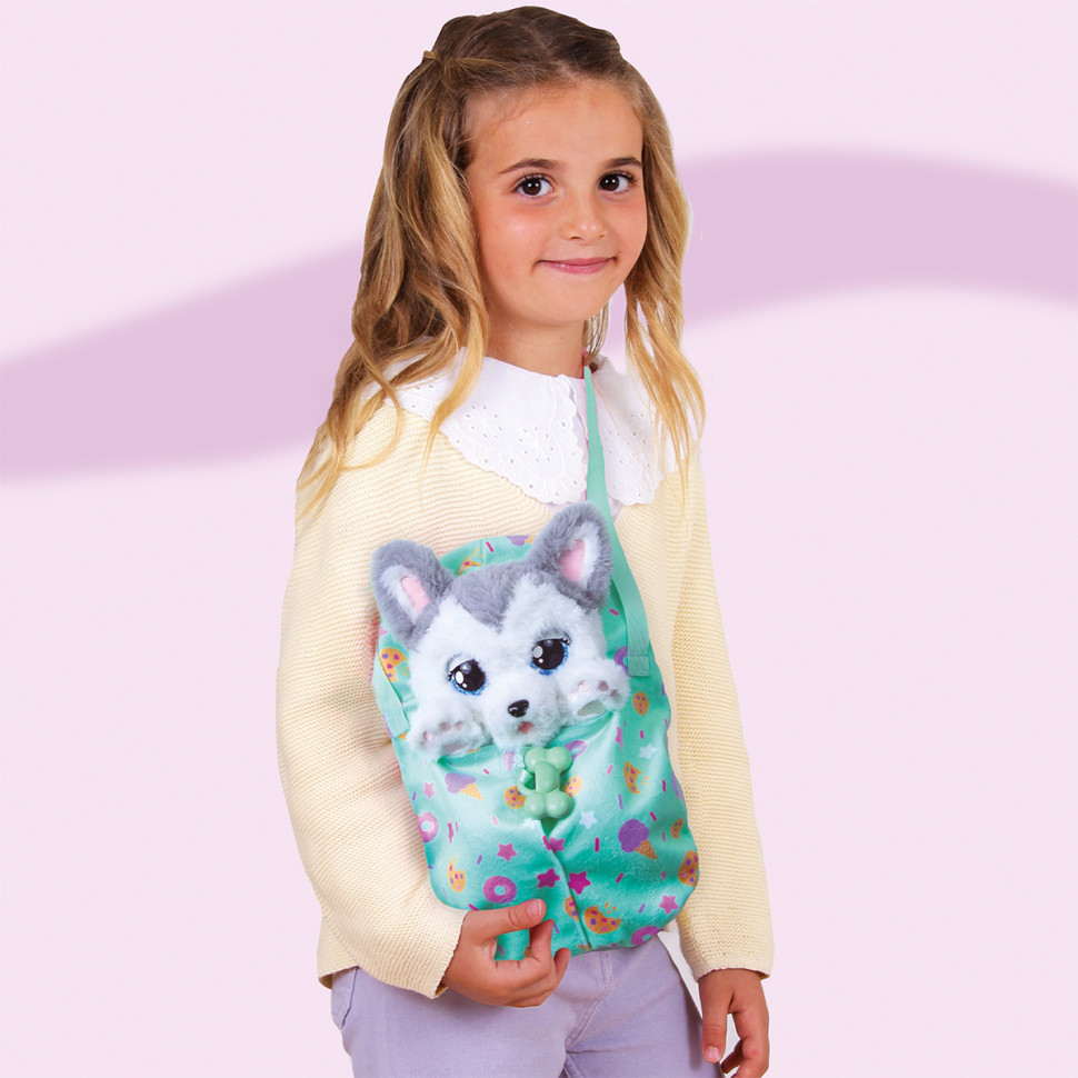Интерактивная игрушка Щенок хаски Флоуи Baby Paws 917644IM со звуком