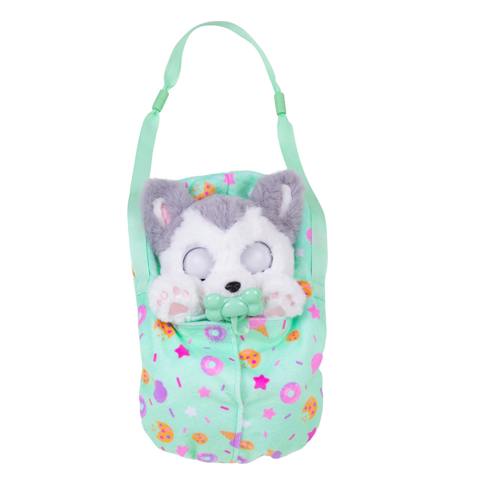 Интерактивная игрушка Щенок хаски Флоуи Baby Paws 917644IM со звуком