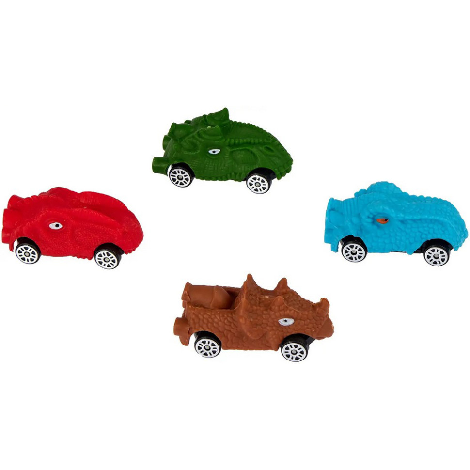 Игровой набор Автотрек-вулкан Dino ZIPP Toys 5505A, электрический 8 машинок