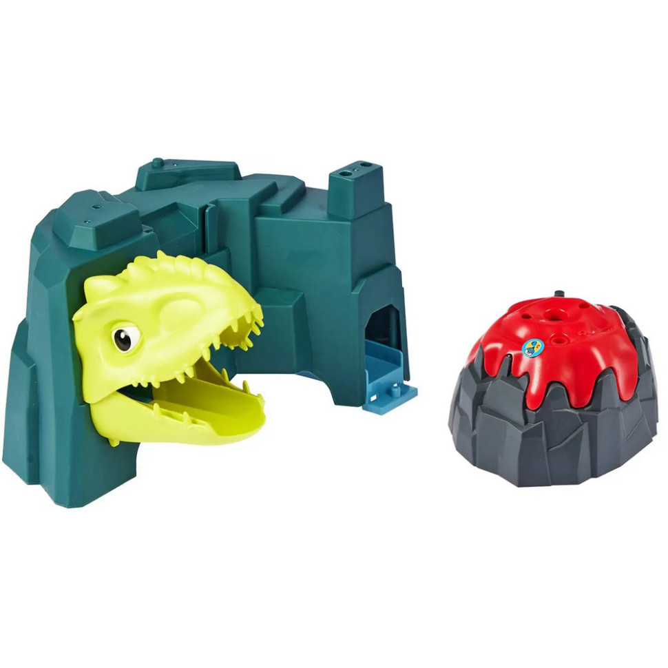 Игровой набор Автотрек-вулкан Dino ZIPP Toys 5505A, электрический 8 машинок
