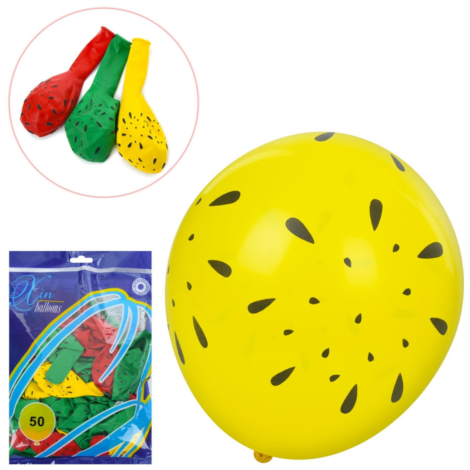 Воздушные шарики Bambi MK 5282, 2 дюймов, 3 цвета, набор 50 шт