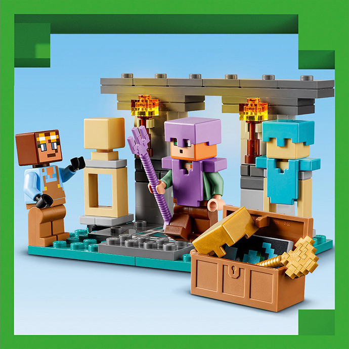 Конструктор Lego Minecraft Оружейная машина 21252LG 203 детали