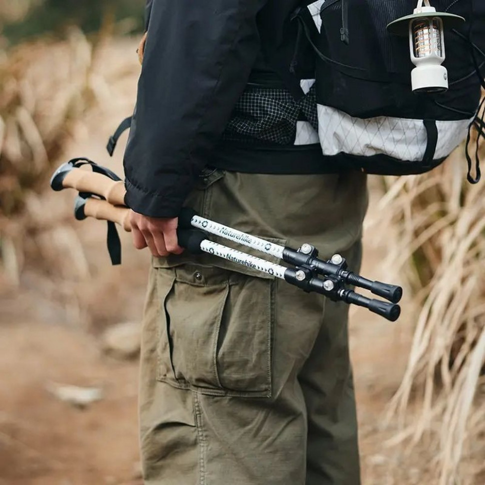 Трекінгові палиці 7075 CNH22DS002 Naturehike 6975641886259, 135 см, білий