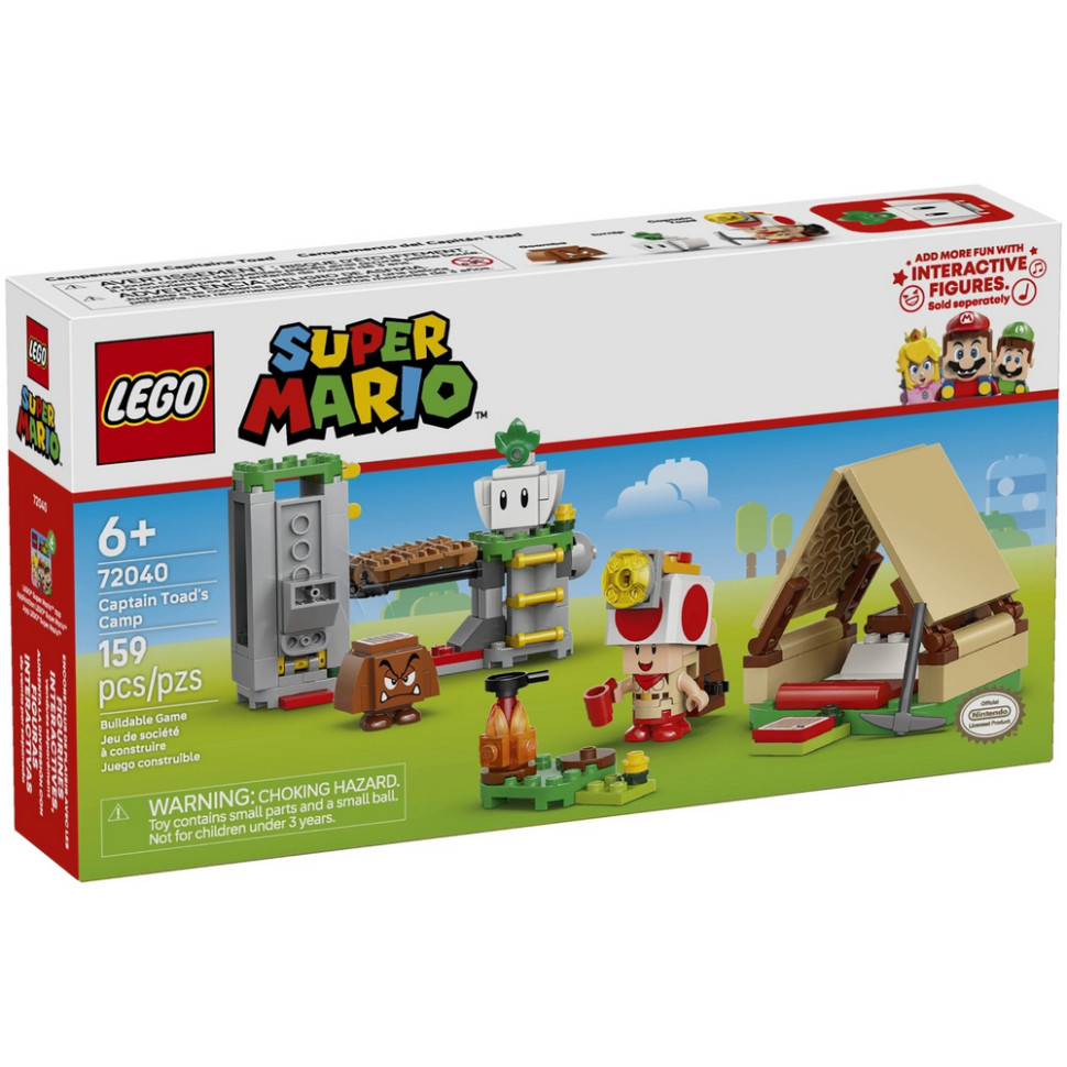 Конструктор Super Mario Табір Captain Toad LEGO 72040, 159 деталей