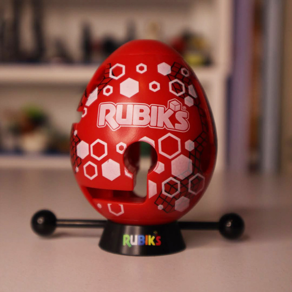 Развивающая Головоломка Смарт-яйцо Rubik's 6071681(Red) палочка, подставка