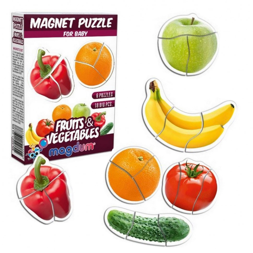 Набор магнитов Baby puzzle 