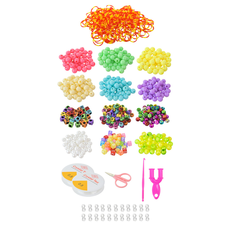 Набір для плетіння прикрас Bambi 330-147 триповерховий бокс, бісер, намистини