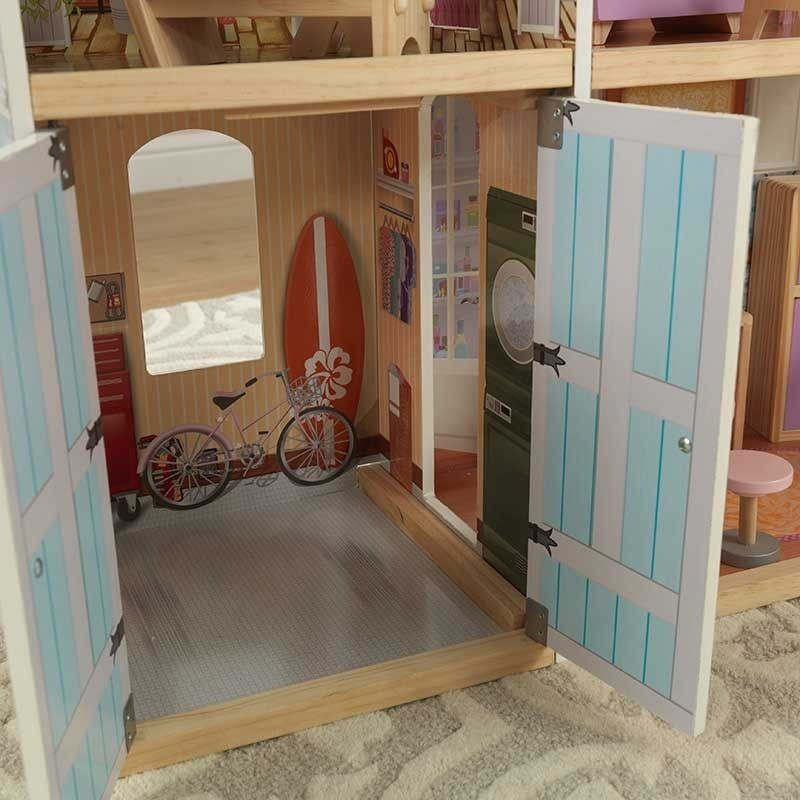 Детский кукольный домик Grand View Mansion Dollhouse KidKraft 65954 с системой легкой сборки EZ Kraft