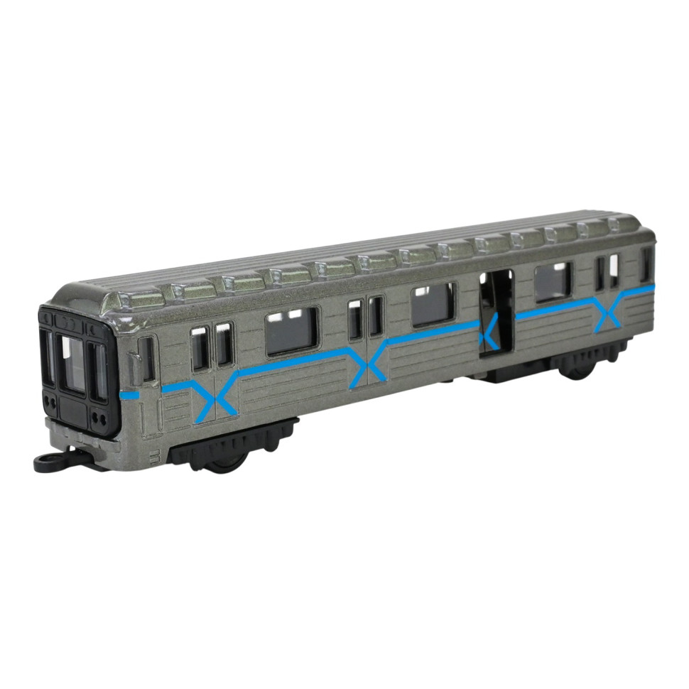Детский игровой Вагон-метро АВТОПРОМ 7875M(Grey) масштаб 1:43