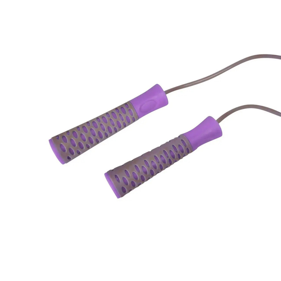 Скакалка PowerPlay PP_4206_Grey/Violet, Серо-фиолетовая
