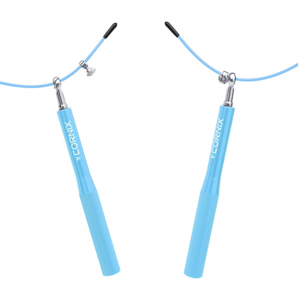Скакалка скоростная для кроссфита Speed Rope Cornix XR-0153 Sky Blue
