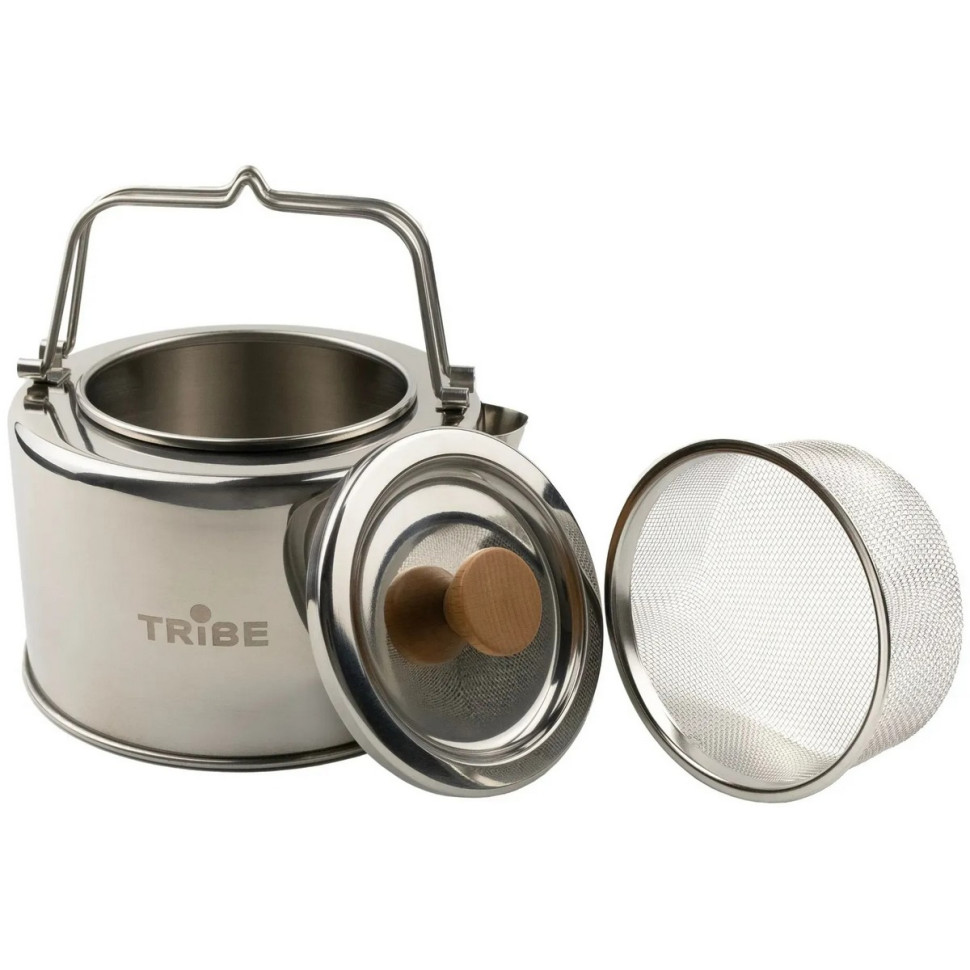 Чайник туристический Kettle Tribe T-FI-0010-metal 1,2 л, сталь