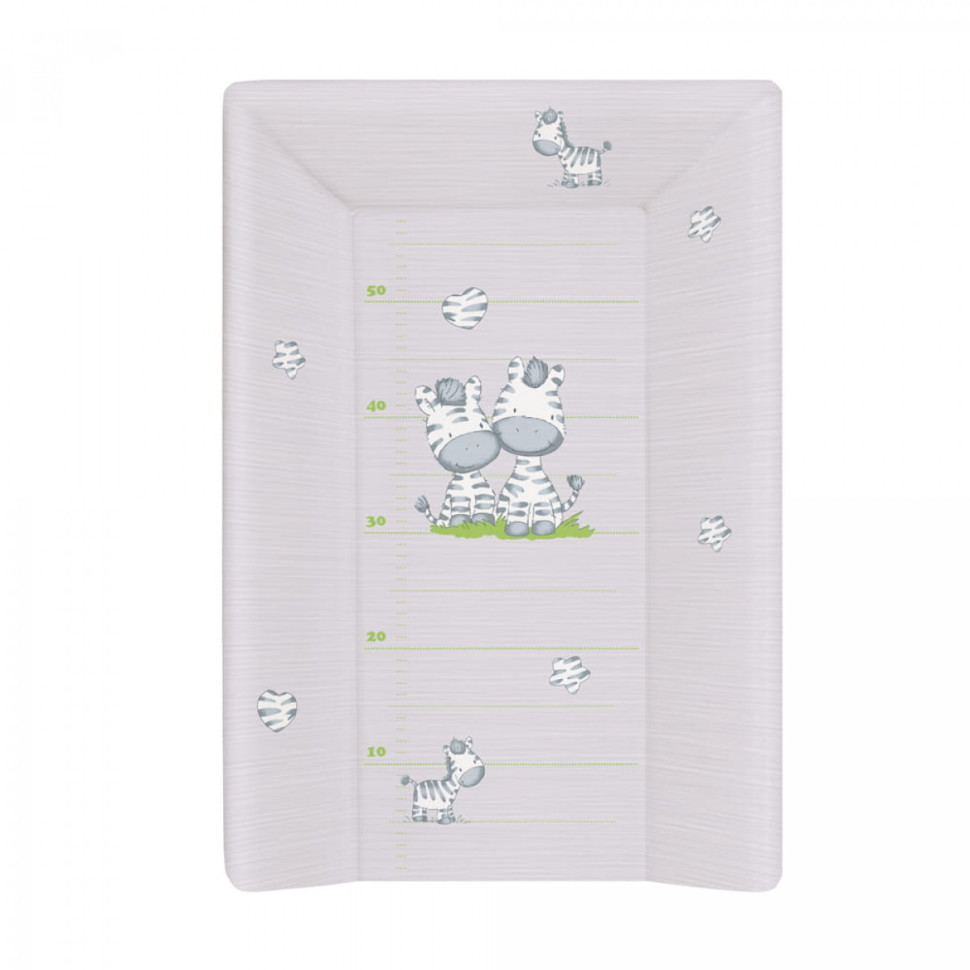 Пеленальный матрас с подголовником Зебра Cebababy W-103-002-260, 50x70 см