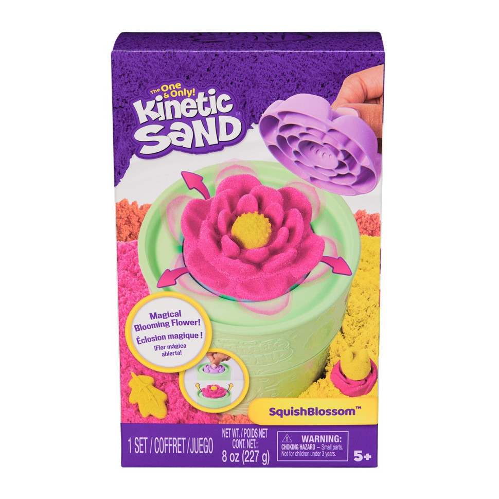 Набор песка для детского творчества Сказочные цветы Kinetic Sand 71677