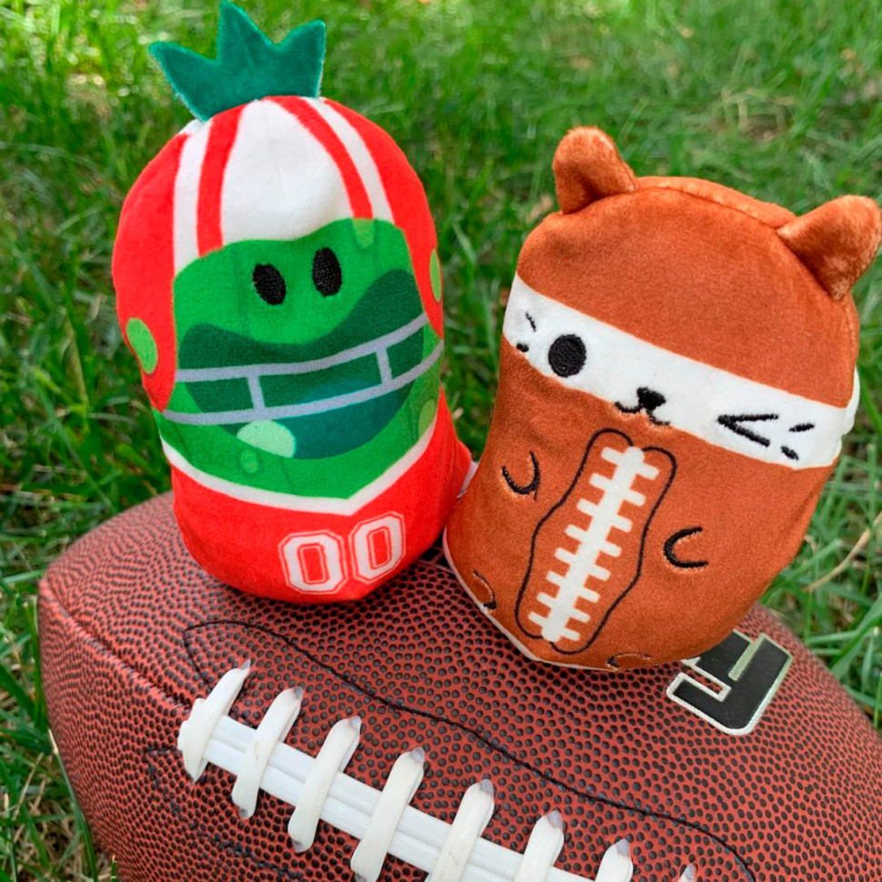 Мягкая игрушка 2 в 1 Котик и огурчик Спортсмены Cats Vs Pickles CVP2200-3