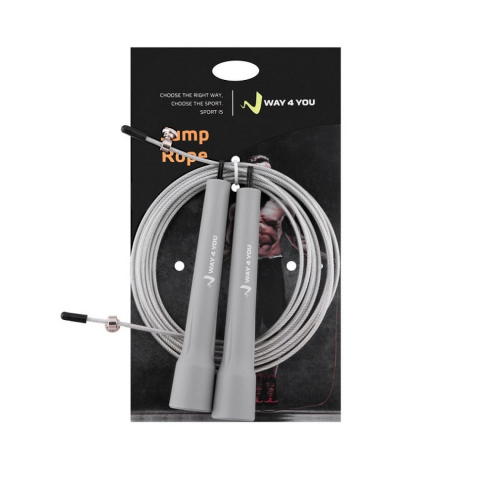 Скакалка ULTRA SPEED CABLE ROPE 2 Way4you w40035-gr