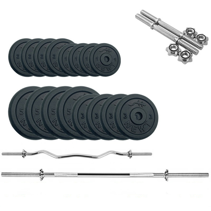 Набор штанг + гантели металлические Gym Set-HW Home Newt NE-M-HW-SET-55, 60 кг