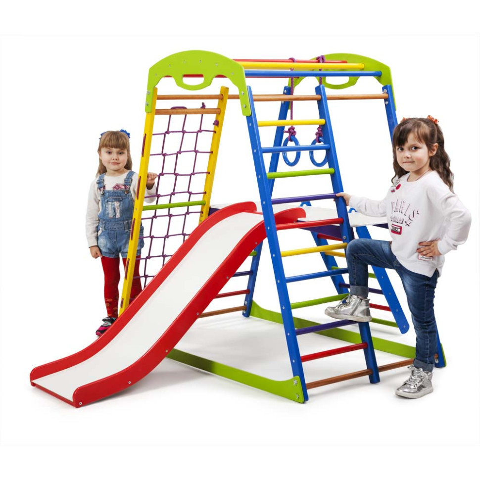 Дитячий спортивний комплекс SportBaby SportWood Plus 2 для дому