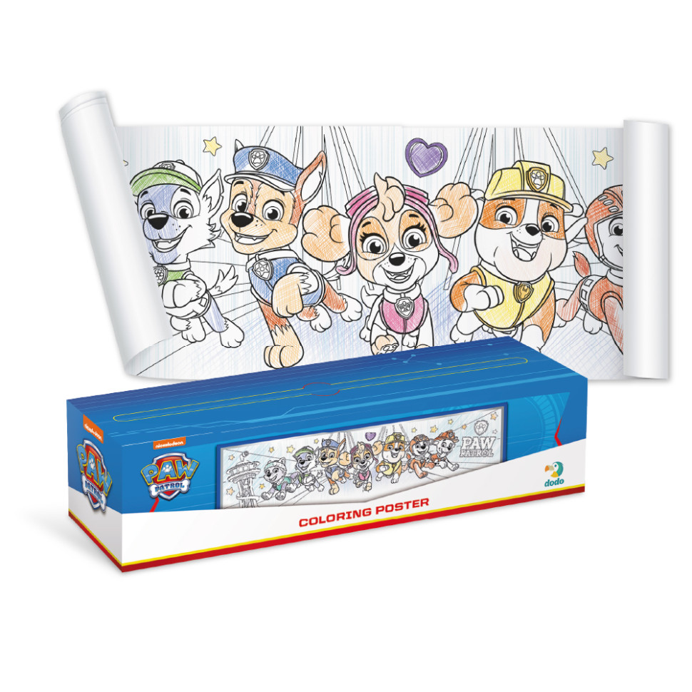 Розмальовка дитяча Paw Patrol Команда DoDo Toys 200191, 70х16 см