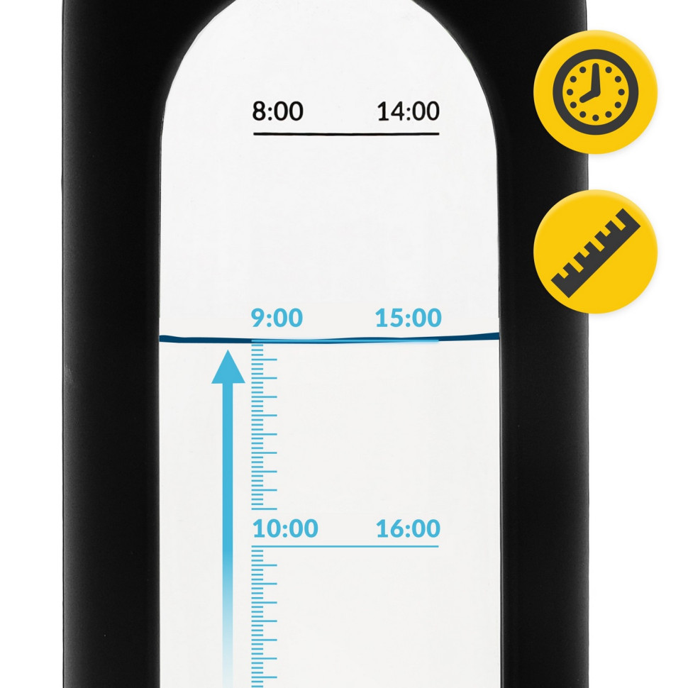 Пляшка для води спортивна 4FIZJO P-5905973404174 Black 750 мл