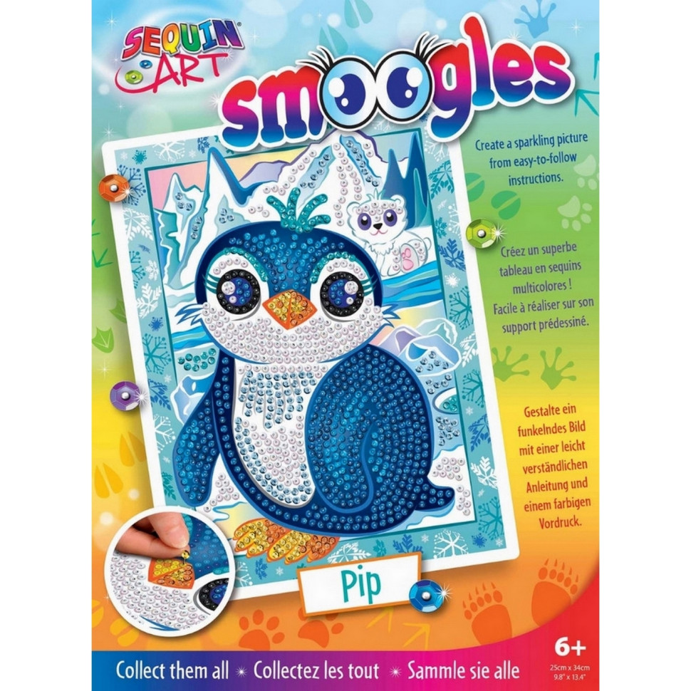 Набір для творчості Sequin Art SMOOGLES Пінгвін SA1817