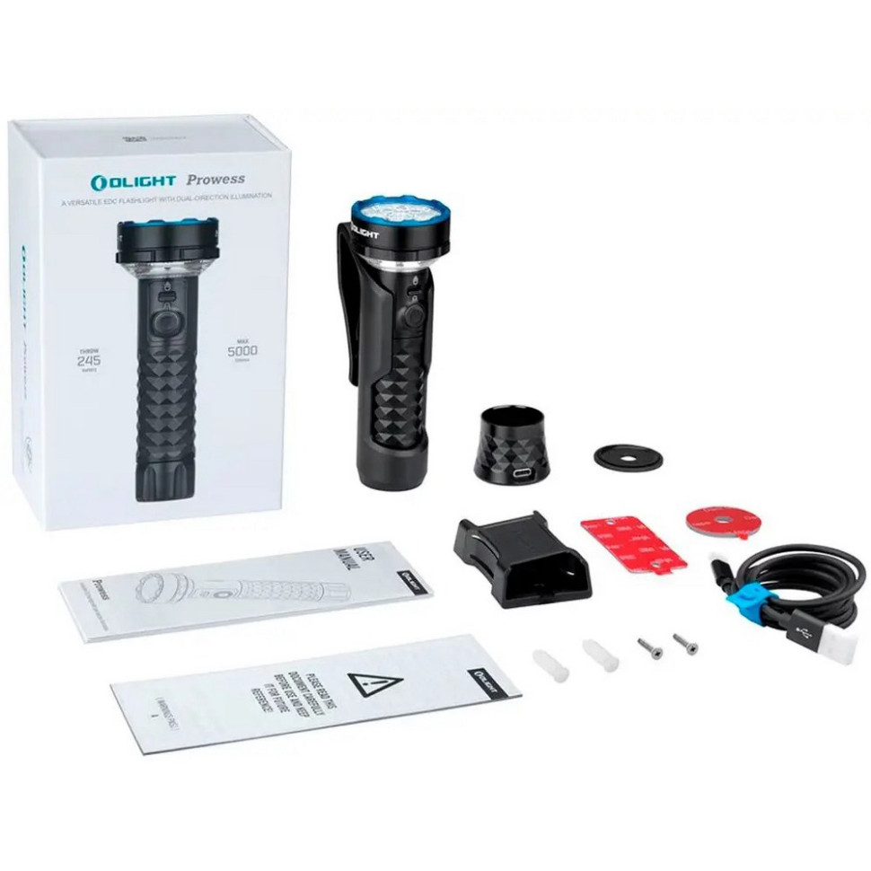 Фонарь Prowess Olight 0.0000.0886 black 5000 люмен