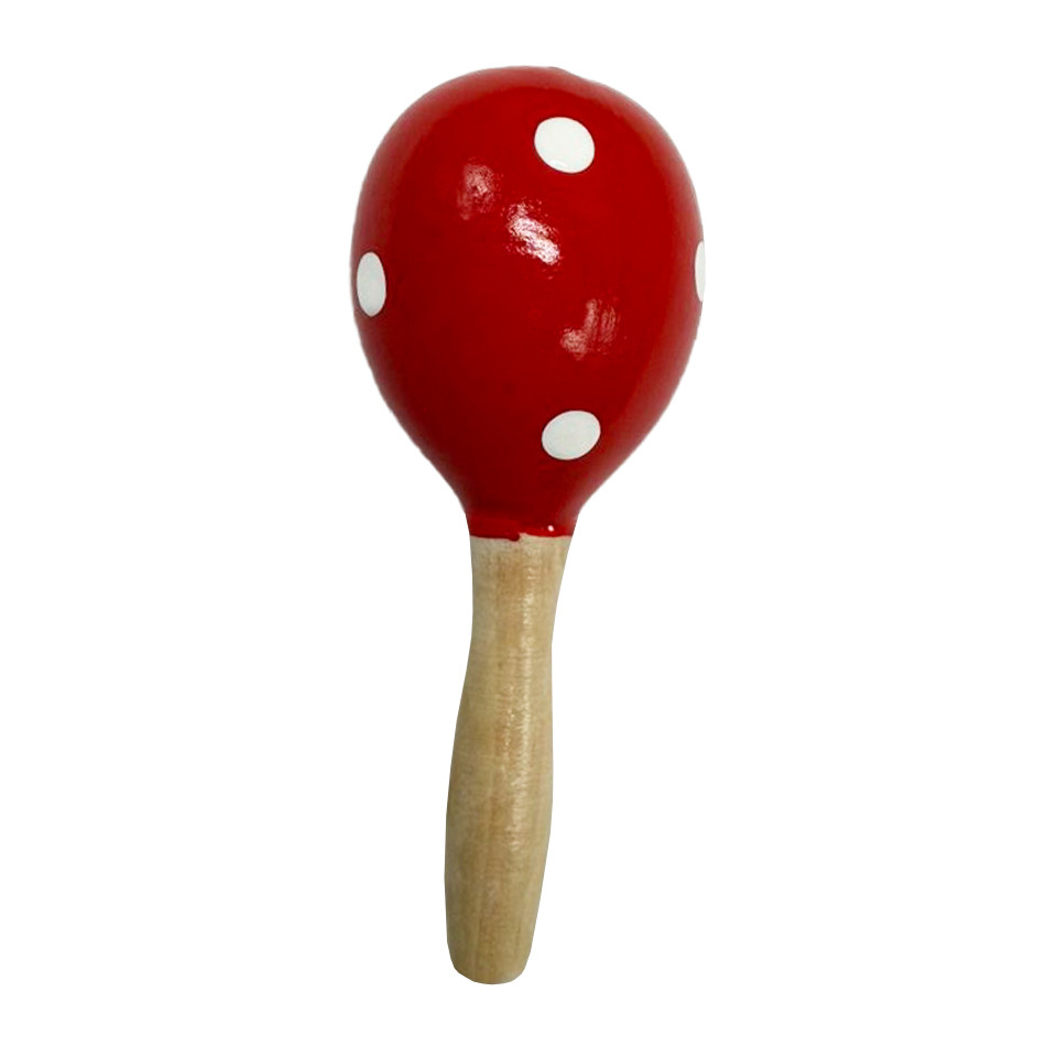 Дитяча дерев'яна іграшка Маракас Bambi MD 0361-9 розмір 12,5 см