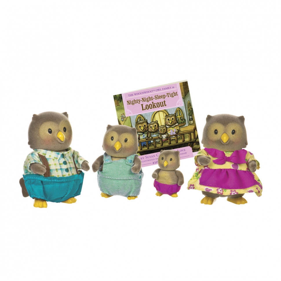 Набор фигурок Li'l Woodzeez Семья Сов 6007M